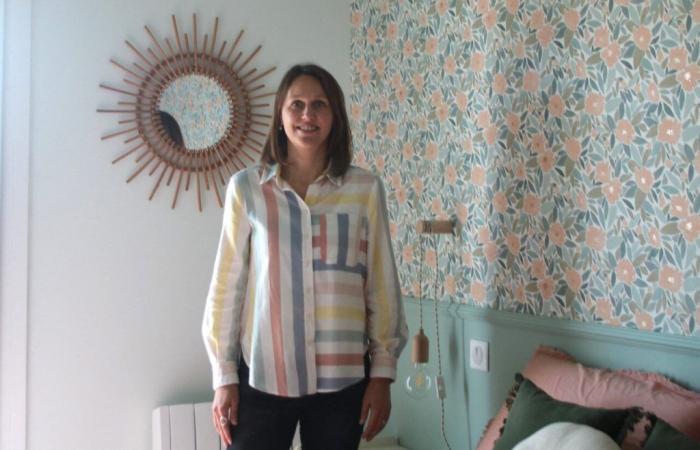 Aurélie Matelet, 44, lässt sich als Innenarchitektin und Koloristin in Coëx nieder