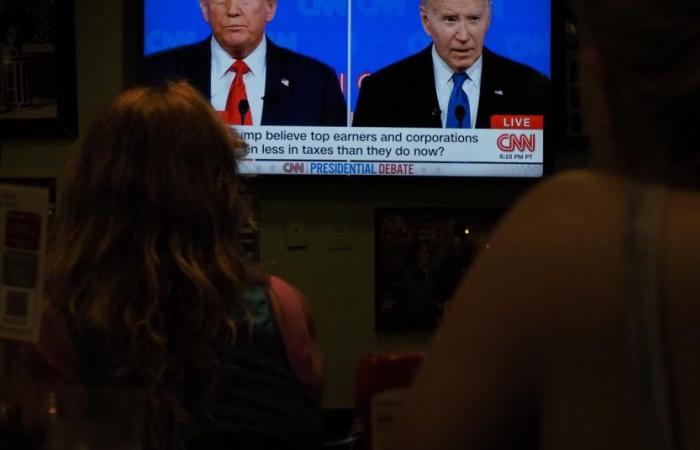 Hohe Spannung zwischen Trump und Biden während ihrer ersten Debatte