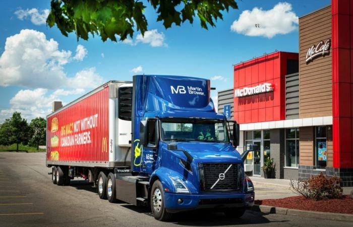 Martin Brower fügt 10 Volvo VNR-Elektrofahrzeuge hinzu, um McDonald’s-Restaurants zu bedienen