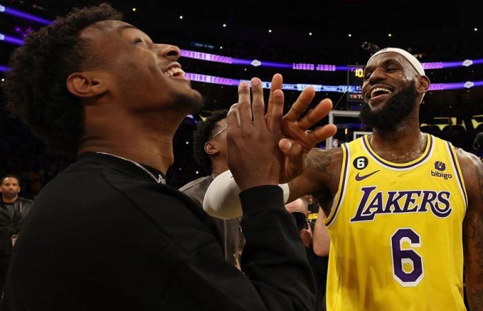Historischer Pick! Los Angeles Lakers draften LeBrons Sohn Bronny James