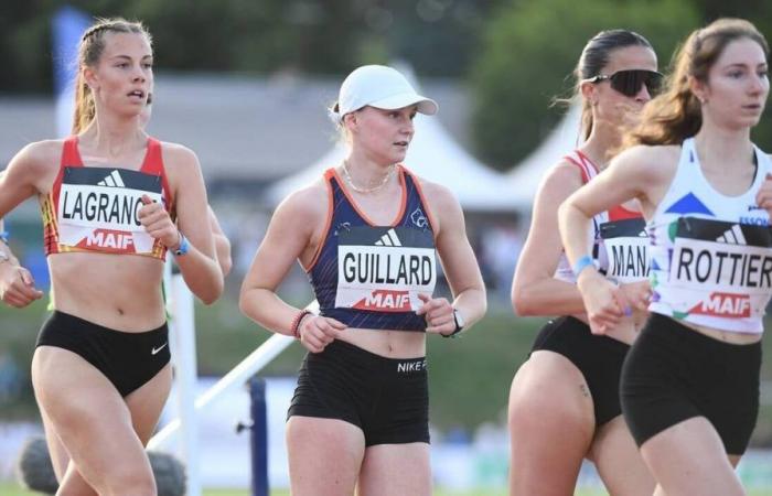 Französische Leichtathletikmeisterschaften in Angers. Die Angevin-Wanderin Lisa Guillard hat ihren Rekord gebrochen