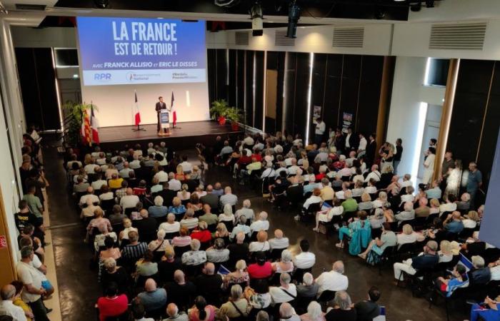 Frankreich – Welt – Parlamentswahlen: Zwei Tage vor der ersten Runde zieht der scheidende Franck Allisio (RN) in Marignane ein volles Haus an
