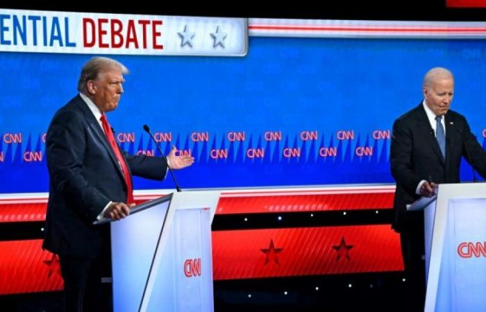USA 2024: eine angespannte Debatte zwischen einem selbstbewussten Trump und einem verwirrten Biden