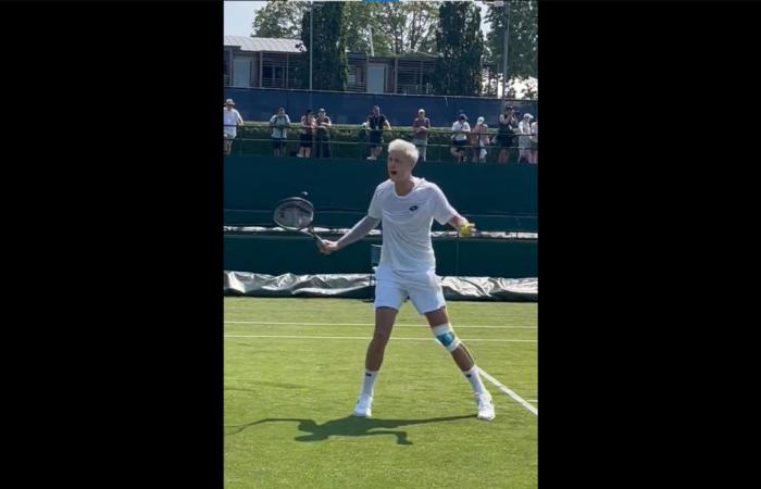 Tennis | Die neue ikonische Feier von Maxime Janvier