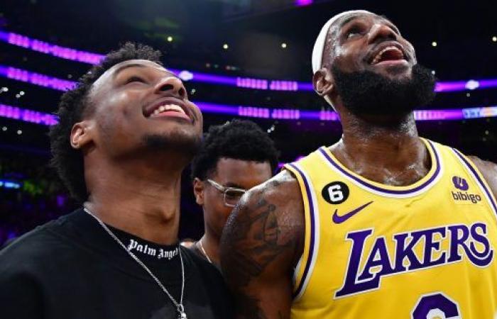 Das Aufeinandertreffen zwischen LeBron und Bronny James bringt die NBA • Basket USA in Schwung