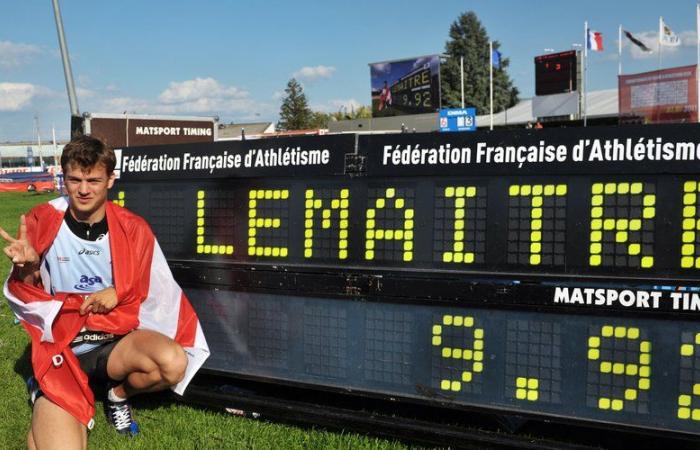 IN BILDERN, IN BILDERN. Rücktritt von Christophe Lemaitre: Erleben Sie den Moment noch einmal, als der Sprinter in Albi seinen eigenen französischen Rekord brach