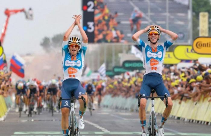 Tour de France: hervorragende DSM-Nummer, die das Double unterschreibt, Romain Bardet in Gelb