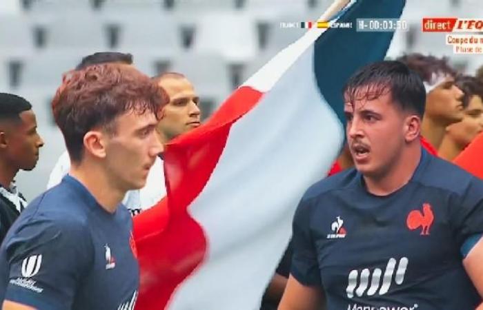 VIDEO-ZUSAMMENFASSUNG. Frankreich startet stark bei der U20-Weltmeisterschaft gegen Spanien, bevor es auf die Baby Blacks trifft