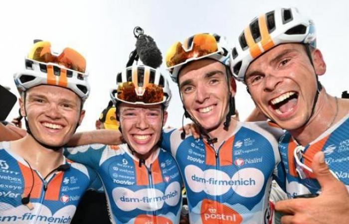 „So glücklich für ihn“: die Emotionen der Teamkollegen von Romain Bardet, dem ersten Gelben Trikot der Tour
