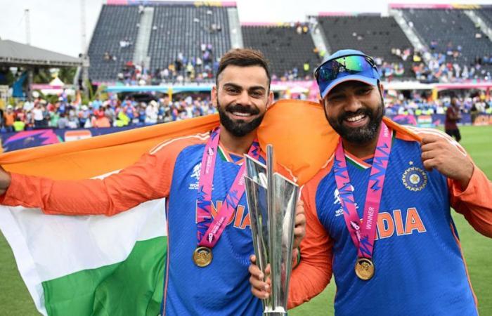 Indische Legenden beenden ihre Karriere mit der Trophäe des T20 World Cup 2024
