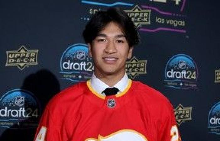 Lernen Sie Zayne Parekh kennen, den Top-Pick der Flames im NHL-Draft 2024