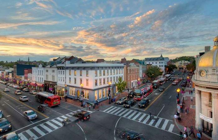 Georgetown, die Wiedergeburt eines historischen Viertels von DC