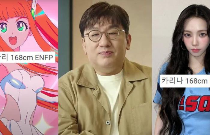 Bang Si Hyuk wird von Internetnutzern vorgeworfen, nach der Gründung von HYBEs virtueller Girlgroup – K-GEN – von KARINA (aespa) besessen zu sein