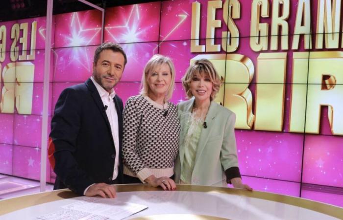 FOTOS Chantal Ladesou und Jean-Baptiste Guégan zu Gast bei Les Grands du Rire von Bernard Montiel und Karen Cheryl