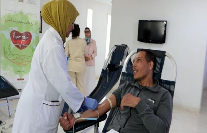Eine neue Kampagne zur Unterstützung der Blutreserven in Rabat