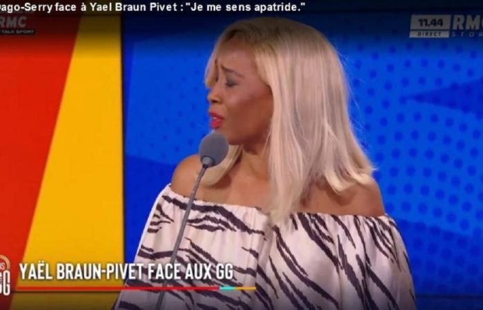die bitteren Tränen von Joëlle Dago-Serry gegenüber Yaël Braun-Pivet in „Les grandes Mouthes“ auf RMC