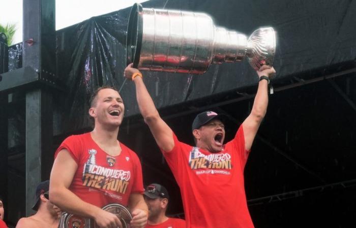 NHL: Matthew Tkachuk verspottete die Oilers-Fans während der Panthers-Parade