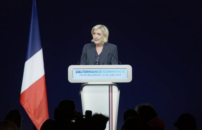 Marine Le Pen glaubt, dass „der makronistische Block“ nach dem Sieg der RN „praktisch ausgelöscht“ sei
