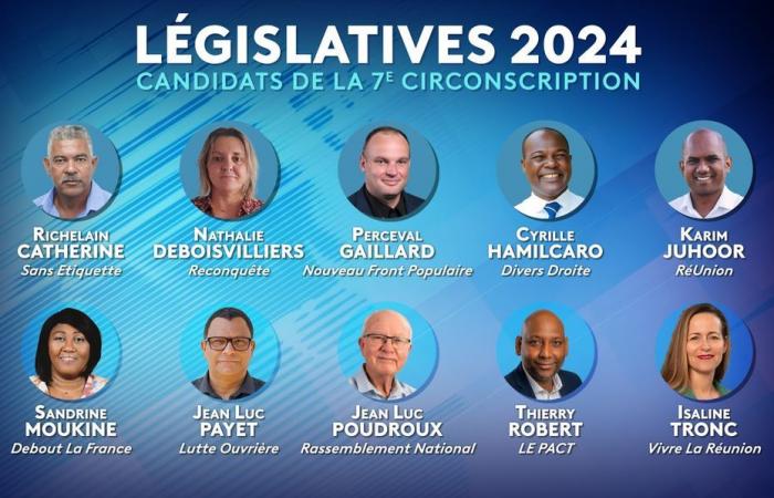 VORLÄUFIGE ERGEBNISSE. Parlamentswahlen 2024: Finden Sie die vorläufigen Ergebnisse der ersten Runde im 7. Wahlkreis der Insel La Réunion