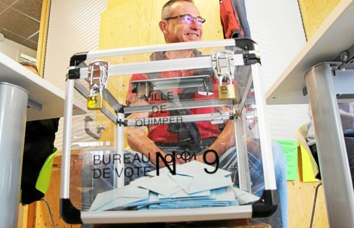 Mehr als 7 von 10 Einwohnern von Quimper kamen zur Wahl: Lebert (NFP) 7 Punkte vor Le Meur (Renaissance)
