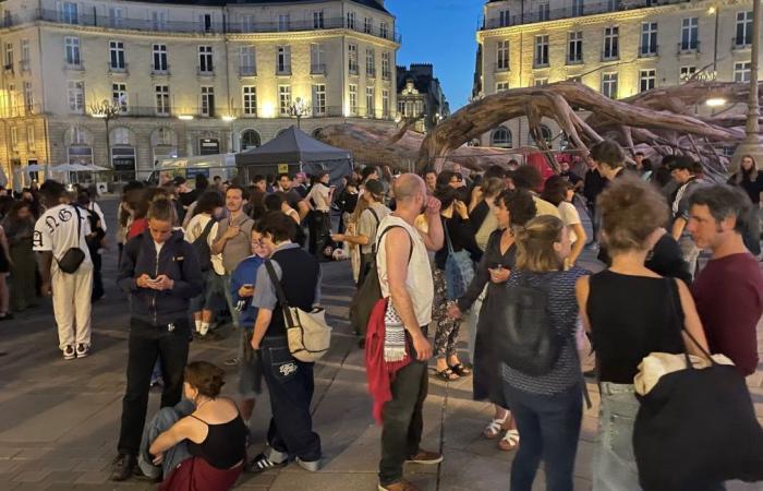 In Nantes eine spontane Demonstration „gegen die RN“ und „Frankreich geht live“