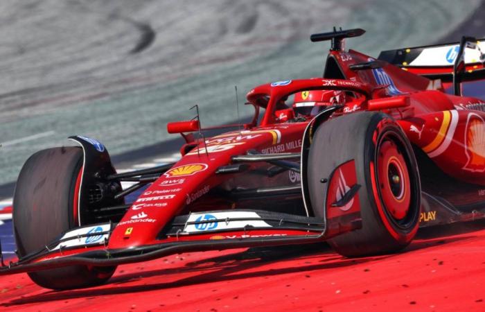 Ein zu federnder Ferrari bremst Sainz und Leclerc aus