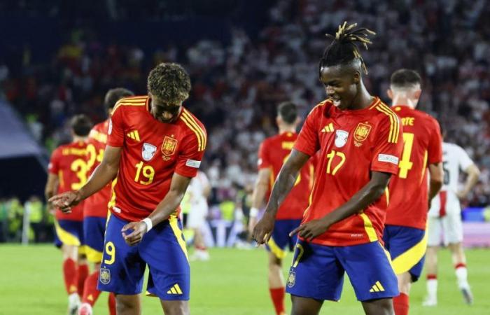 Spanien macht mit Georgien kurzen Prozess und fordert Deutschland im Viertelfinale heraus! (Video)
