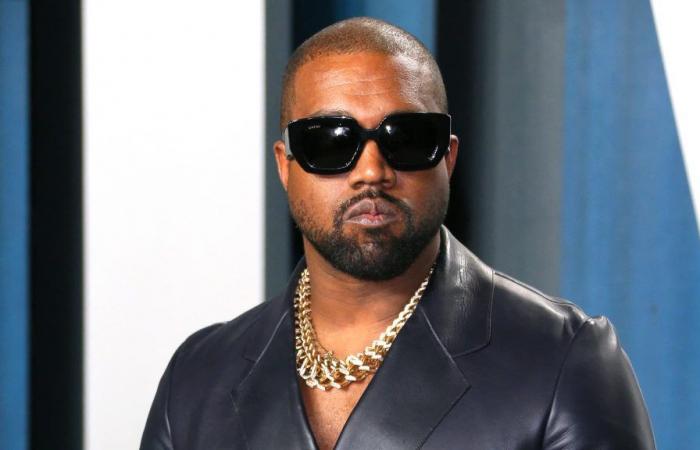 Der amerikanische Rapper Kanye West besucht Moskau