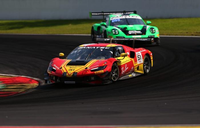 24 Stunden von Spa – H+3: Ferrari liegt in Führung, das Rennen wird neutralisiert