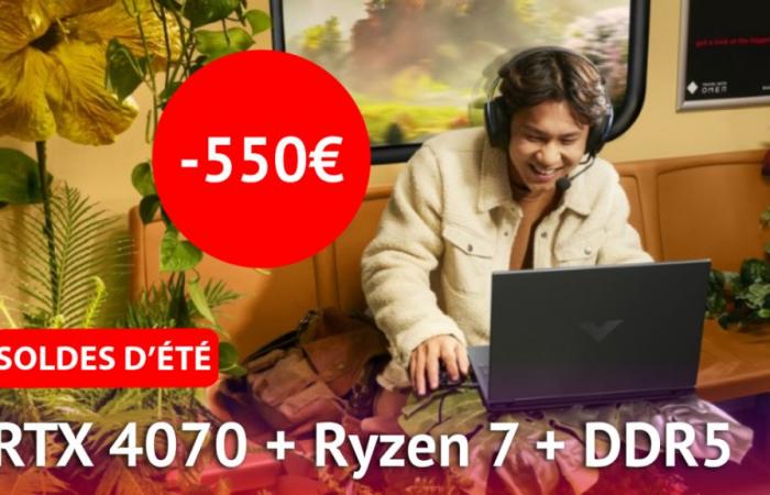 Gaming-Laptop-Verkäufe: Das HP Victus 16 mit RTX 4070 liegt bei -32 %