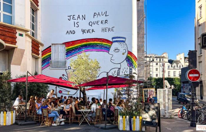 Jean Paul Gaultier feiert den Pride Month mit einem künstlerischen Fresko in seinem Bild – letzter Tag
