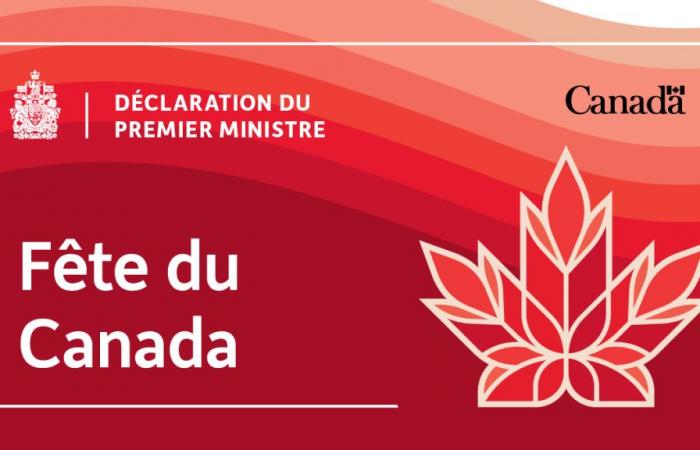 Erklärung des Premierministers zum Kanada-Tag
