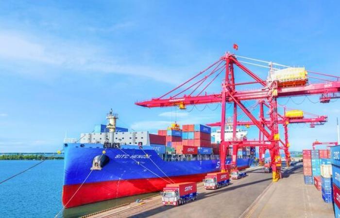 Der Hafen Chu Lai entwickelt sich zu einem wichtigen internationalen Frachtdrehkreuz