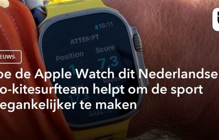 Apple Watch spielt eine führende Rolle in diesem niederländischen Profi-Kitesurf-Team