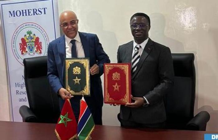 Gambia-Marokko: Unterzeichnung einer Absichtserklärung zur Hochschulbildung in Banjul