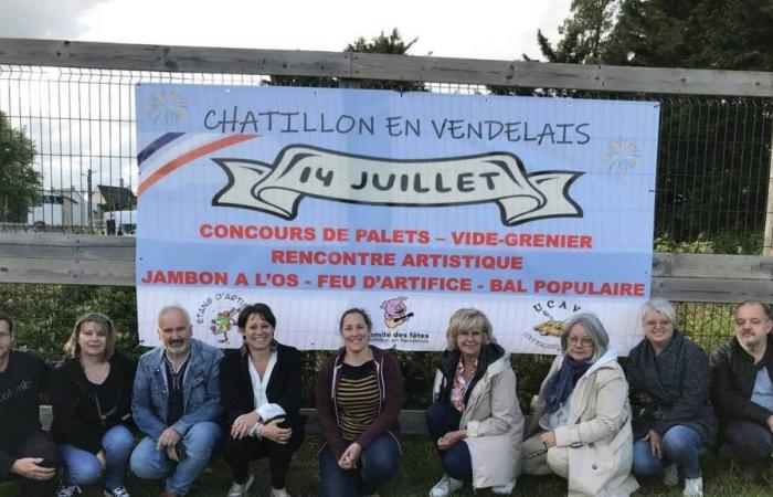 Die Feierlichkeiten am 14. Juli in Châtillon-en-Vendelais bringen Vereine zusammen