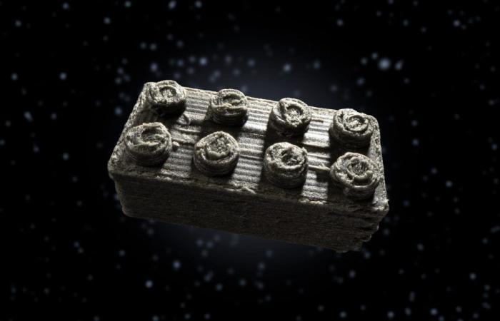 LEGO und ESA stellen Meteoritensteine ​​für den Bau auf dem Mond her
