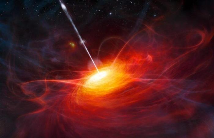 Riesiges Schwarzes Loch stellt frühe Universumstheorien in Frage
