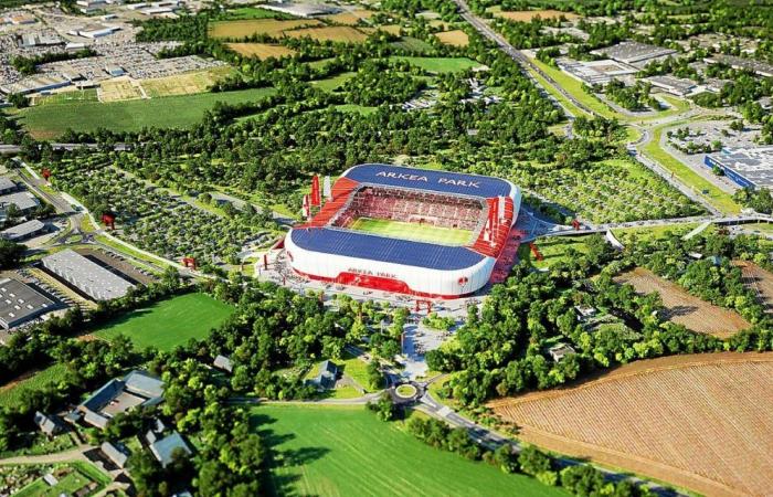 In Brest wurde schließlich die Genehmigung für das neue Stadion eingereicht