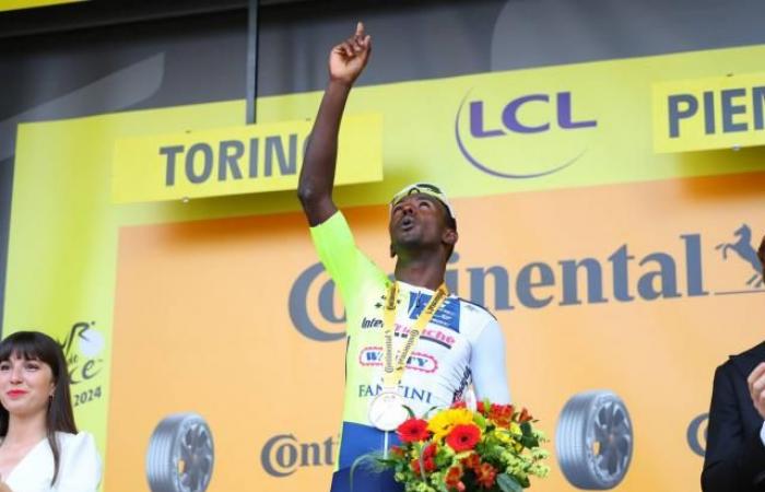 Die Wertung der 3. Etappe der Tour de France gewann Biniam Girmay