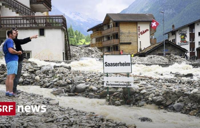 Unwetter im Wallis – «Die Menschen in Saas-Grund sind geschockt und konsterniert» – News