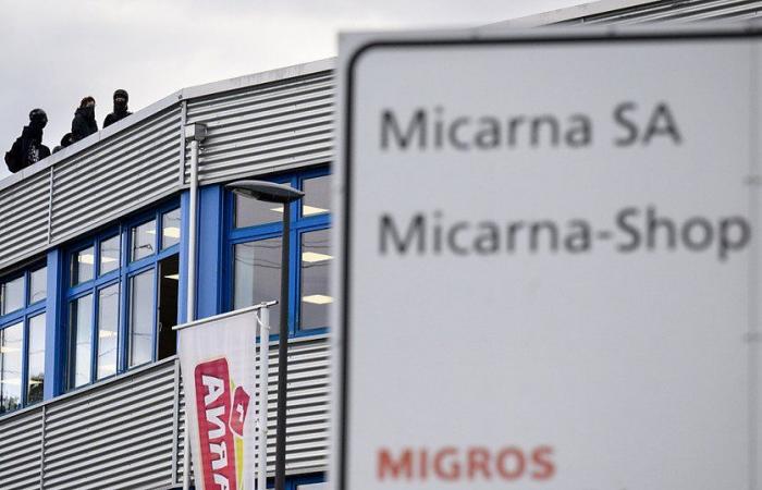 Courtepin: Rund siebzig Antispeziesisten aus der Micarna-Fabrik evakuiert