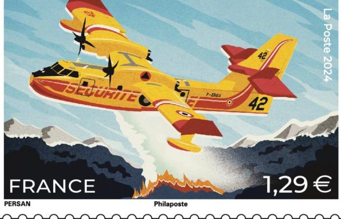NÎMES Am 8. Juli gibt La Poste eine Briefmarke heraus, die von einem Canadair der Zivilsicherheit illustriert ist