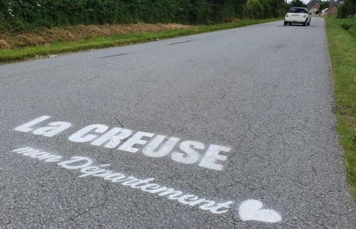 Eine Woche vor der Tour de France werden die Straßen von Creuse herausgeputzt