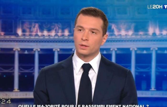 Bardella kritisiert mit Blick auf die zweite Runde das „Bündnis der Schande“ zwischen Macron und Mélenchon