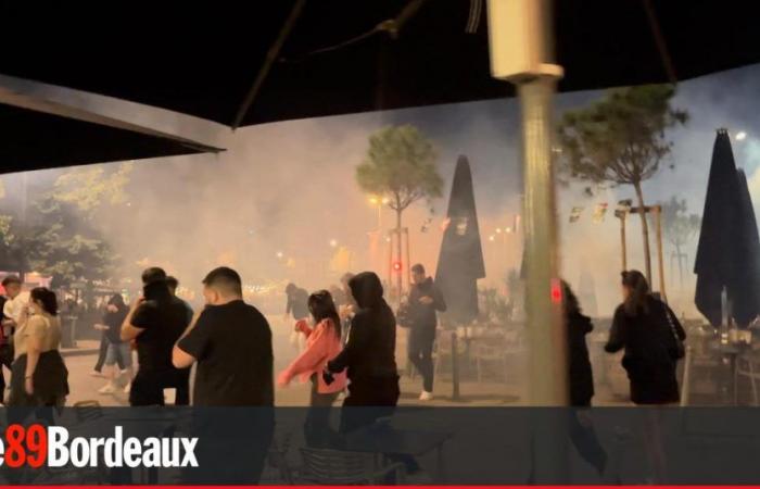 Victory besprühte Tränengas, um die Kundgebung gegen die extreme Rechte in Bordeaux aufzulösen