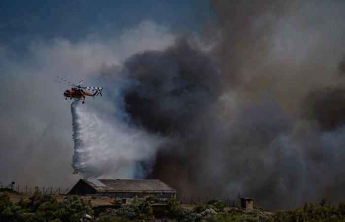 In der Nähe von Athen brechen mehrere Waldbrände aus, die schlimmsten werden für diesen Sommer befürchtet