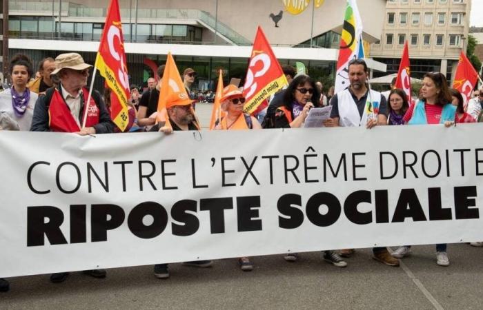 In Rennes ein Aufruf zur Demonstration am Dienstag gegen „reaktionäres, rassistisches und antisemitisches Gedankengut“