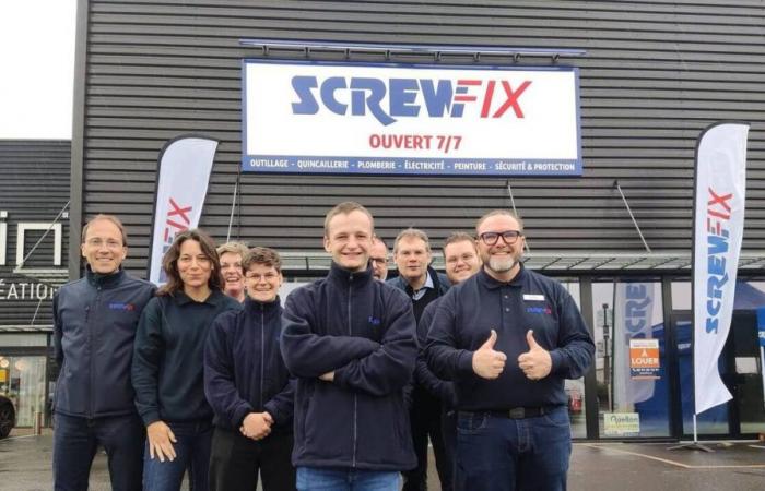 Die auf Bauausrüstung spezialisierte europäische Marke Screwfix lässt sich in Saint-Brieuc nieder