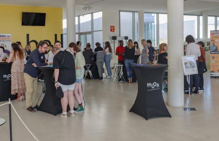Carcassonne: Treffen zwischen HR-Mitarbeitern und jungen Arbeitssuchenden, ein Win-Win-Austausch